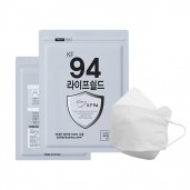 韓國 LIFESHIELD KF94 三層防護口罩 (白色) (1套50個)